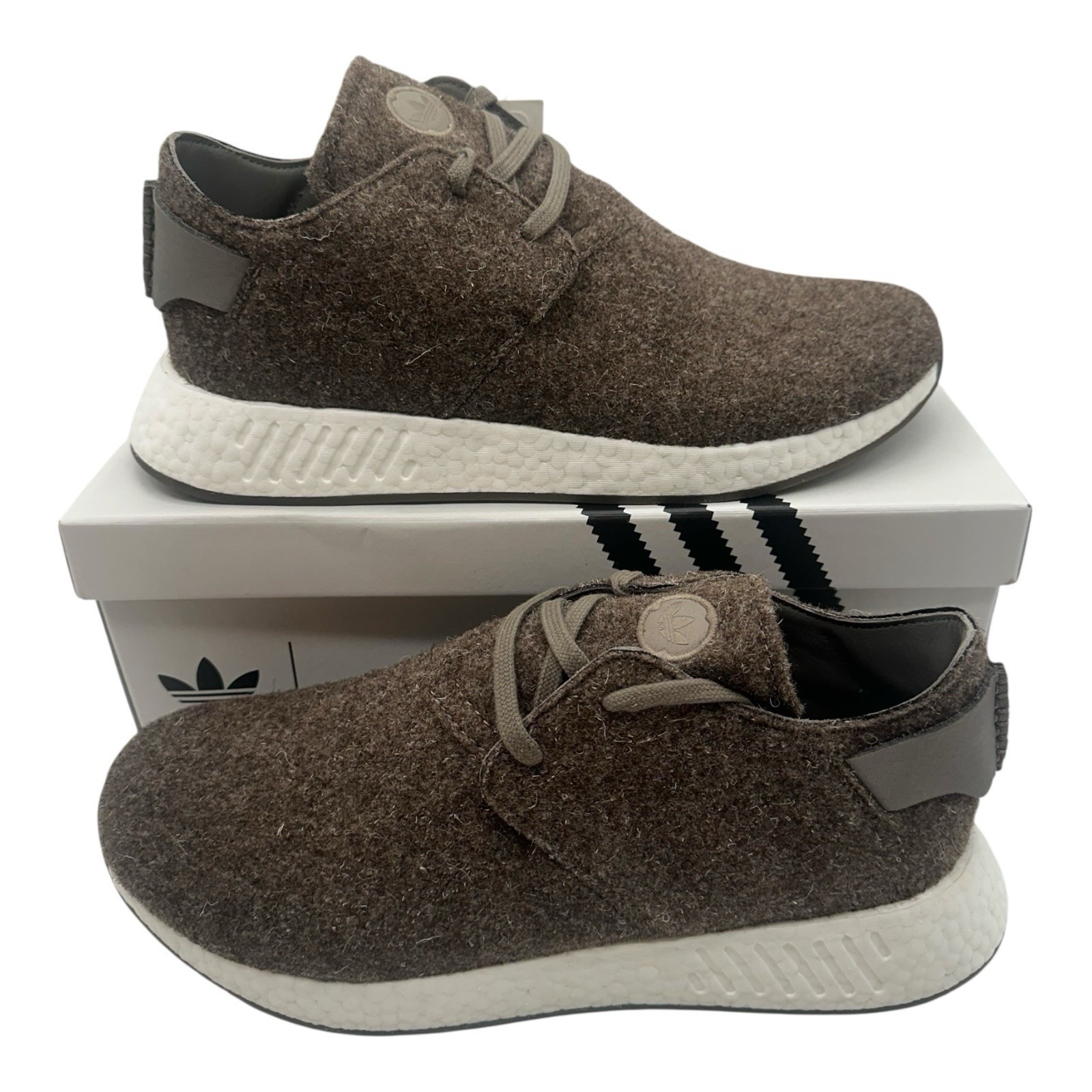 Adidas Wh Wings + Horns Nmd C2 Chukka Shoes Mens Sz 8 Brown Sneakers Cg3781
